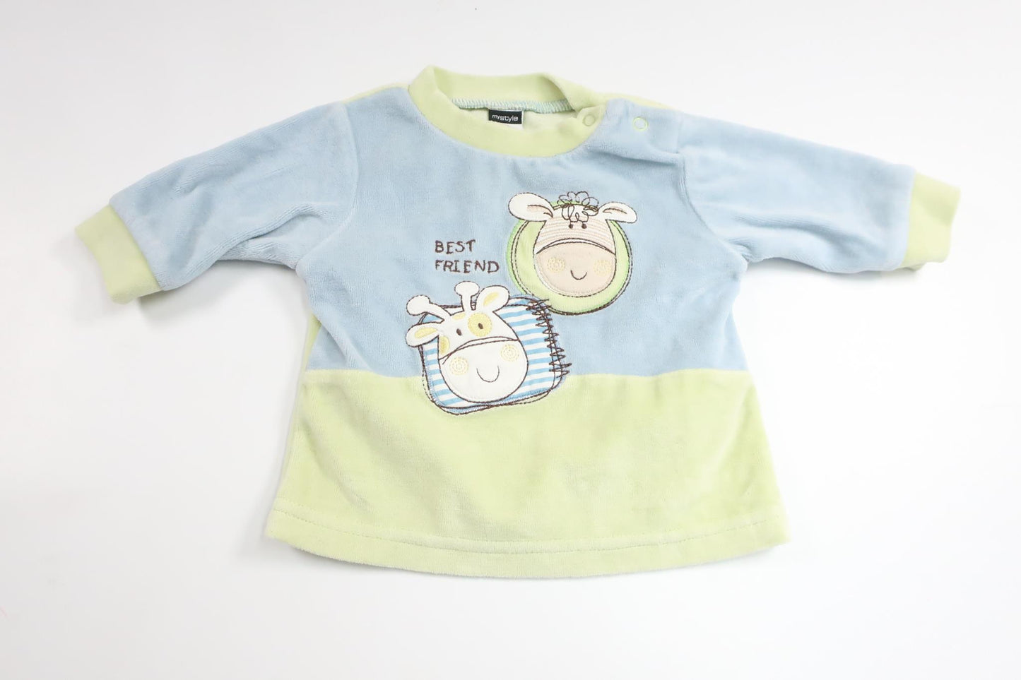 Fleecetrøje fra My Style - Størrelse 56 - Blå