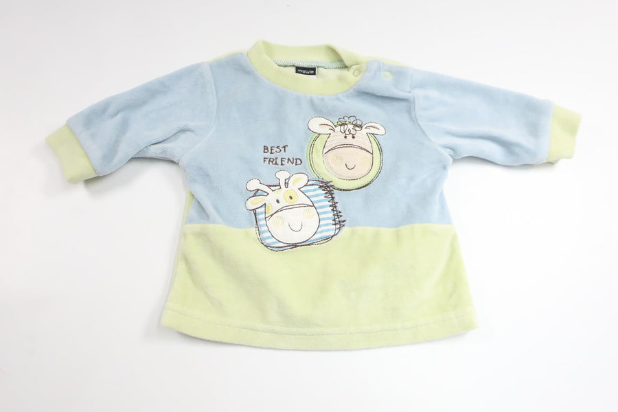 Fleecetrøje fra My Style - Størrelse 56 - Blå