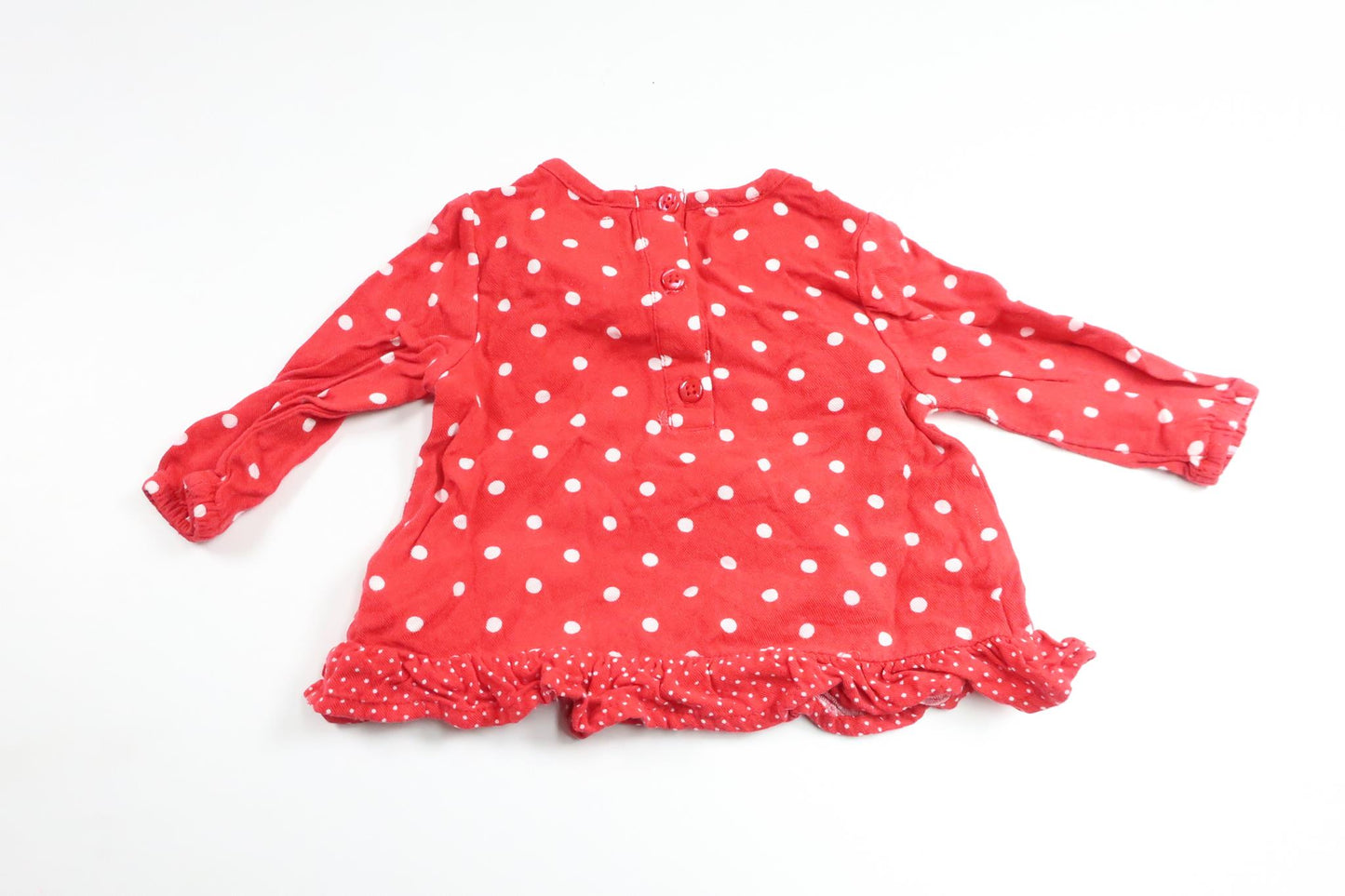 Prikket sweater fra Primark - Størrelse 62 - Rød