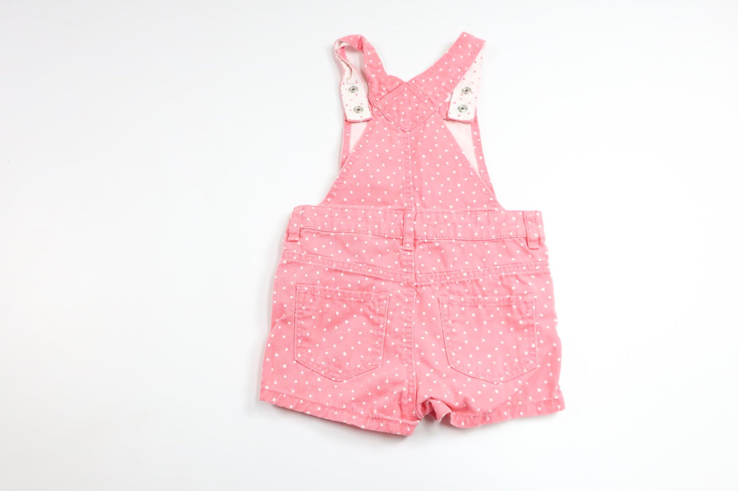 Prikkede strømpeholdershorts fra H&M - Størrelse 74 - Pink