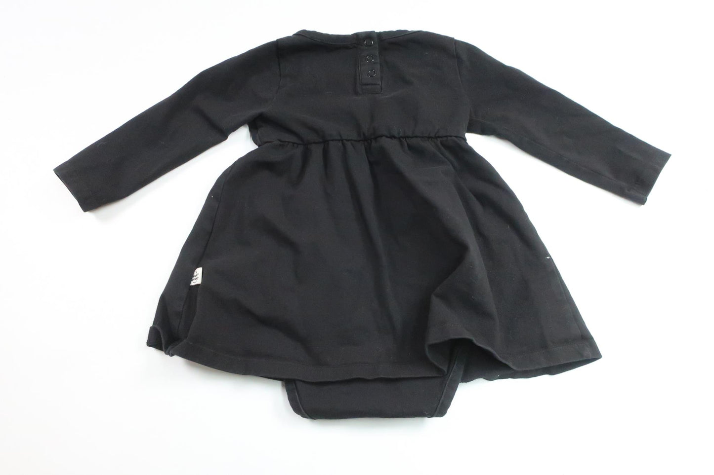 Kjole med indbygget body fra A Happy Brand - Størrelse 86/92 - Sort