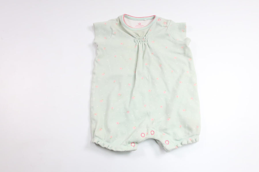 Blomsterjumpsuit fra Next - Størrelse 62 - Grøn