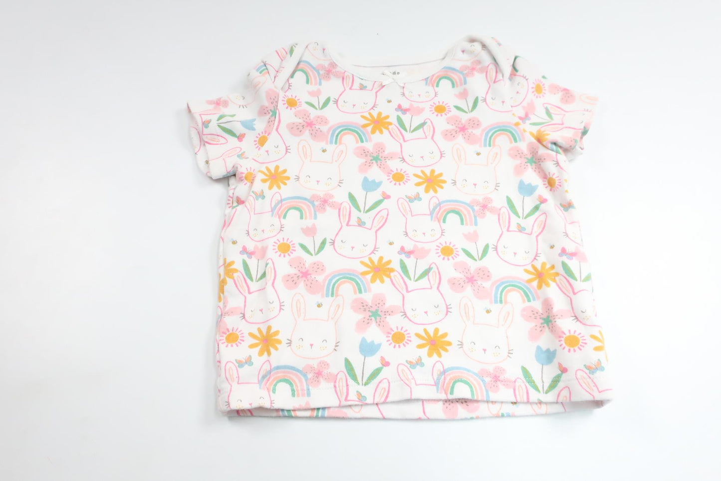 Pyjamasskjorte fra F&F - Størrelse 92 - Hvid