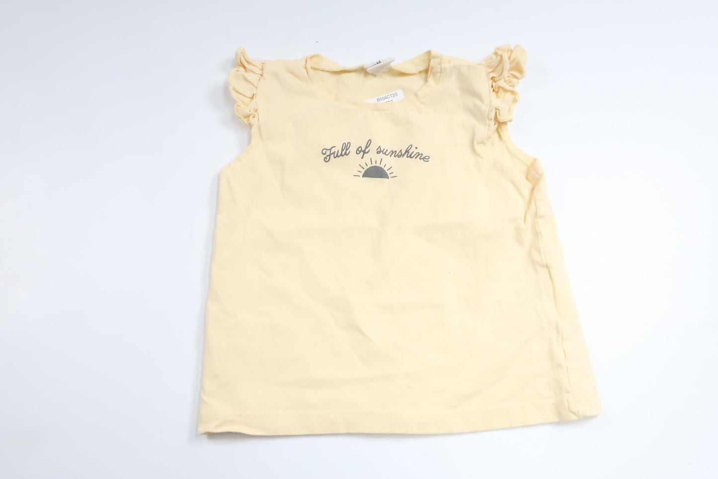 Tanktop fra H&M - Størrelse 74 - Gul