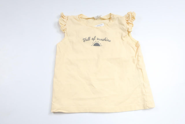 Tanktop fra H&M - Størrelse 74 - Gul