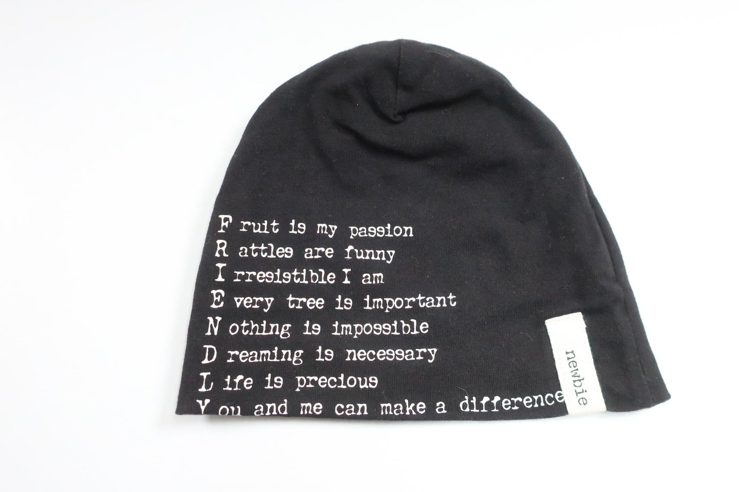 Hat fra Newbie - Størrelse 40/42 - Sort