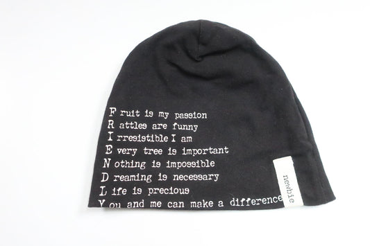 Hat fra Newbie - Størrelse 40/42 - Sort