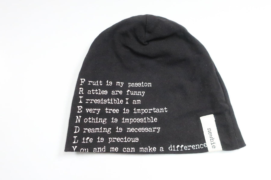 Hat fra Newbie - Størrelse 40/42 - Sort