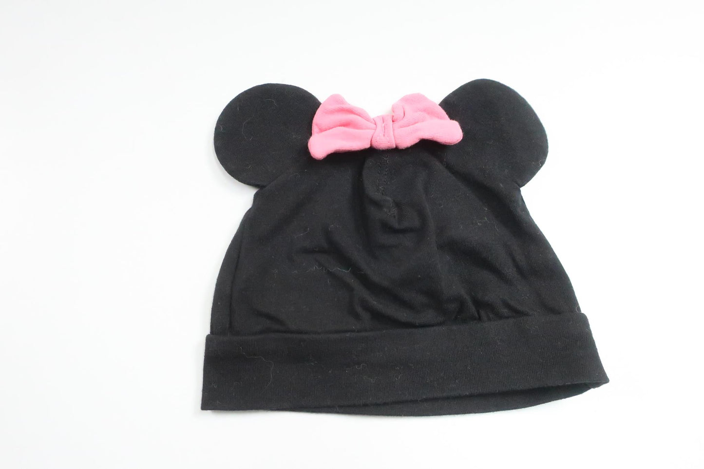 Hue med Minnie-ører og sløjfe fra H&M - Størrelse 56 - Sort