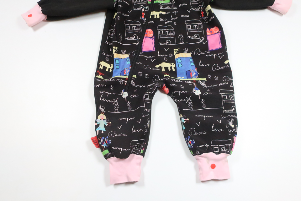 Softshell-overalls fra iELM - Størrelse 80 - Sort