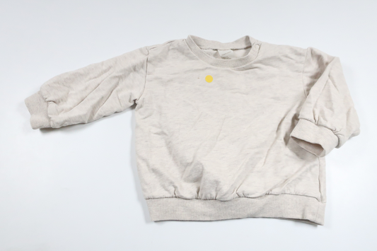 Sweatshirt fra H&M - Størrelse 74 - Beige