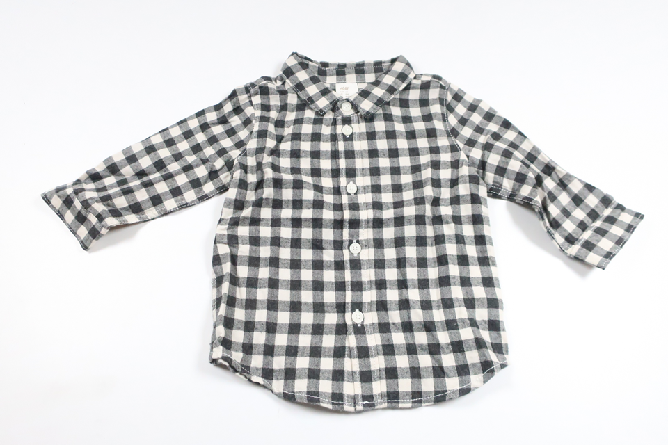 Ternet skjorte fra H&M - Størrelse 68 - Marineblå