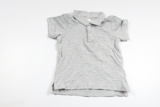 Poloshirt fra H&M - Størrelse 68 - Grå