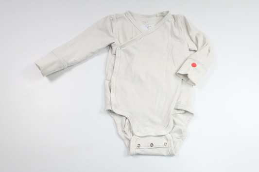 Wrap-body fra Lindex - Størrelse 68 - Hvid