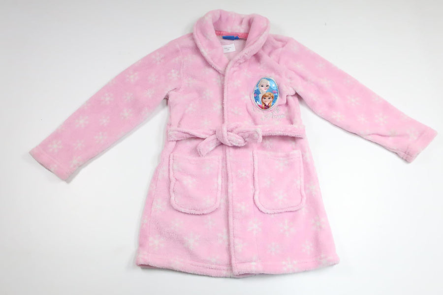 Badekåbe/Sloppekåbe med Frost fra Disney - Størrelse 110/116 - Lyserød