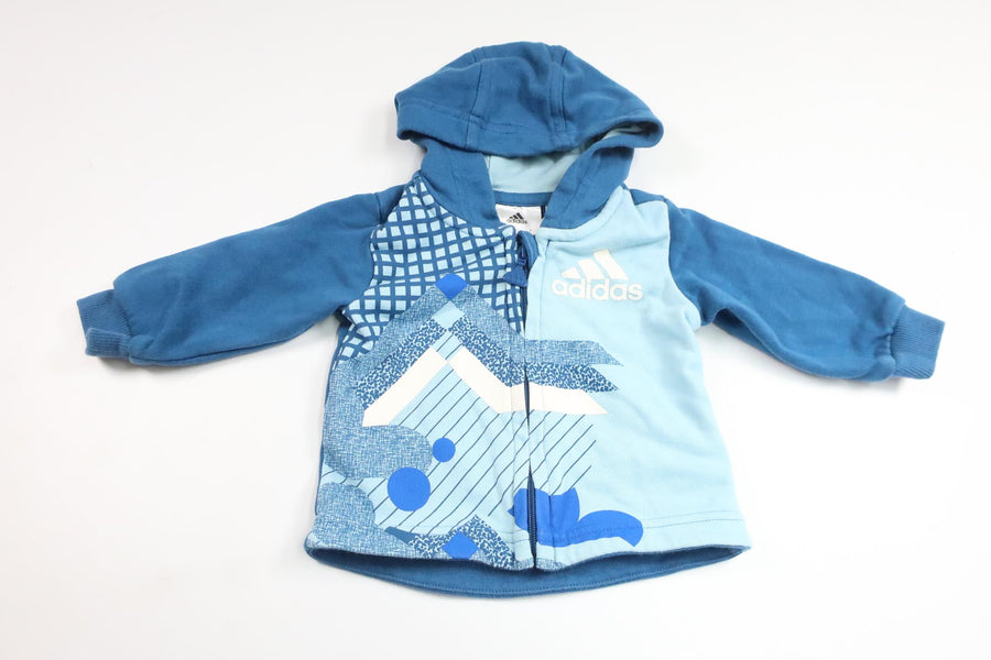 Hættetrøje fra Adidas - Størrelse 62 - Blå