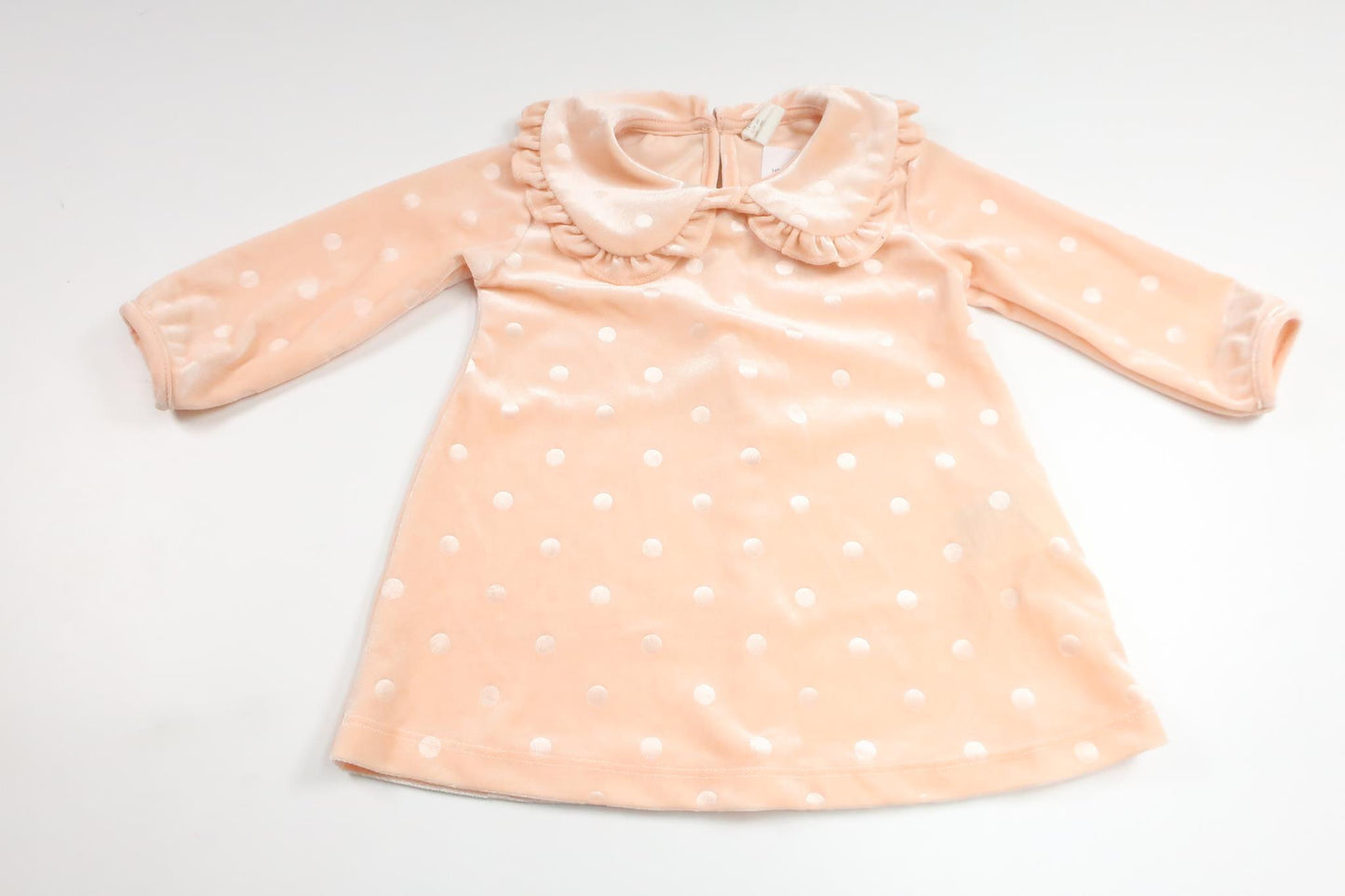 Velourkjole fra H&M - Størrelse 68 - Lyserød