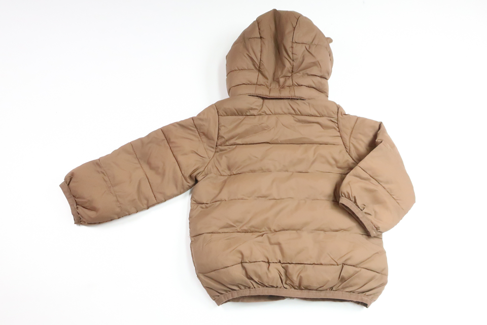 Vatteret jakke fra H&M - Størrelse 74 - Brun