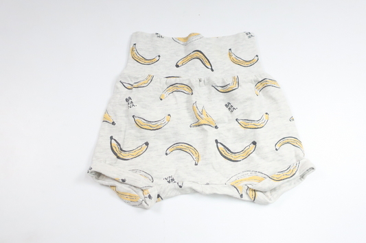 Shorts med bananer fra H&M - Størrelse 62 - Grå