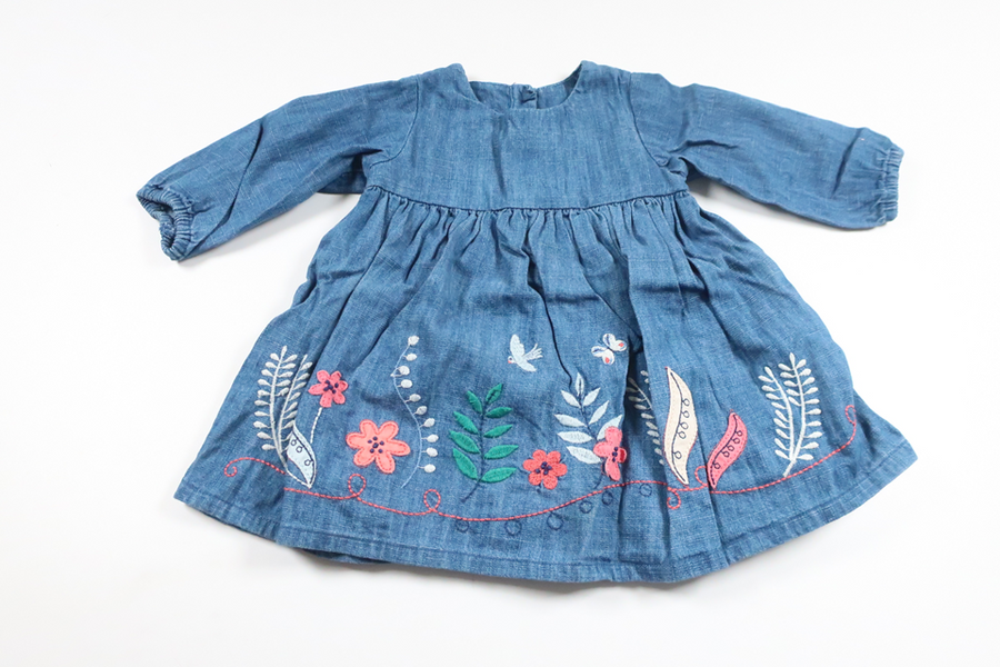 Kjole fra M&S - Størrelse 62/68 - Denim