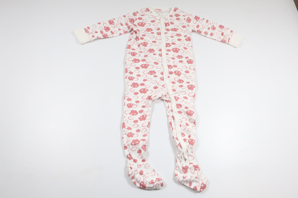 Pyjamas med skyer fra Lupilu - Størrelse 86 - Hvid