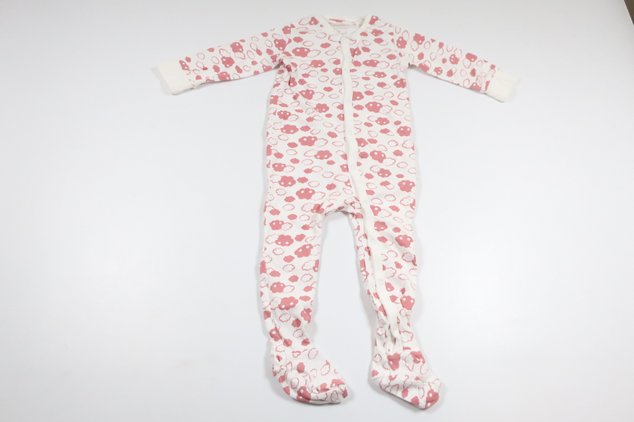 Pyjamas med skyer fra Lupilu - Størrelse 86 - Hvid