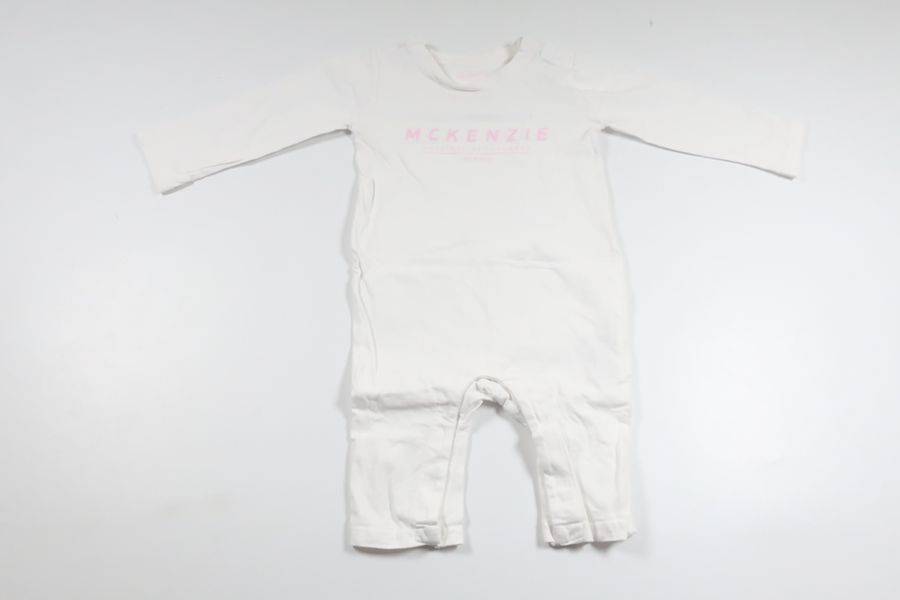 Pyjamas fra Mckenzie - Størrelse 74/80 - Hvid