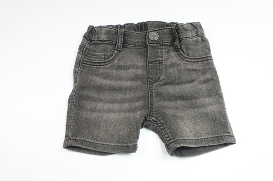 Denimshorts fra H&M - Størrelse 74 - Grå