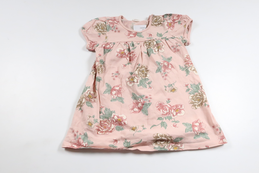 Blomsterkjole fra H&M - Størrelse 80 - Lyserød