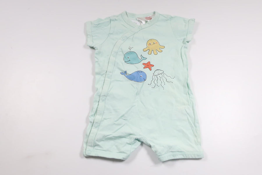 Pyjamas fra H&M - Størrelse 68 - Grøn