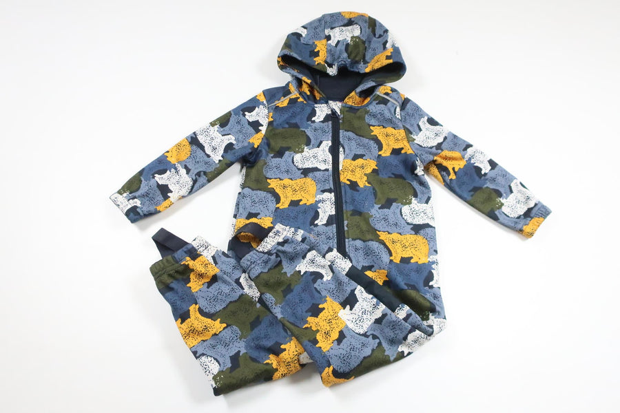 Softshell-overalls fra Lupilu - Størrelse 86/92 - Multifarvet