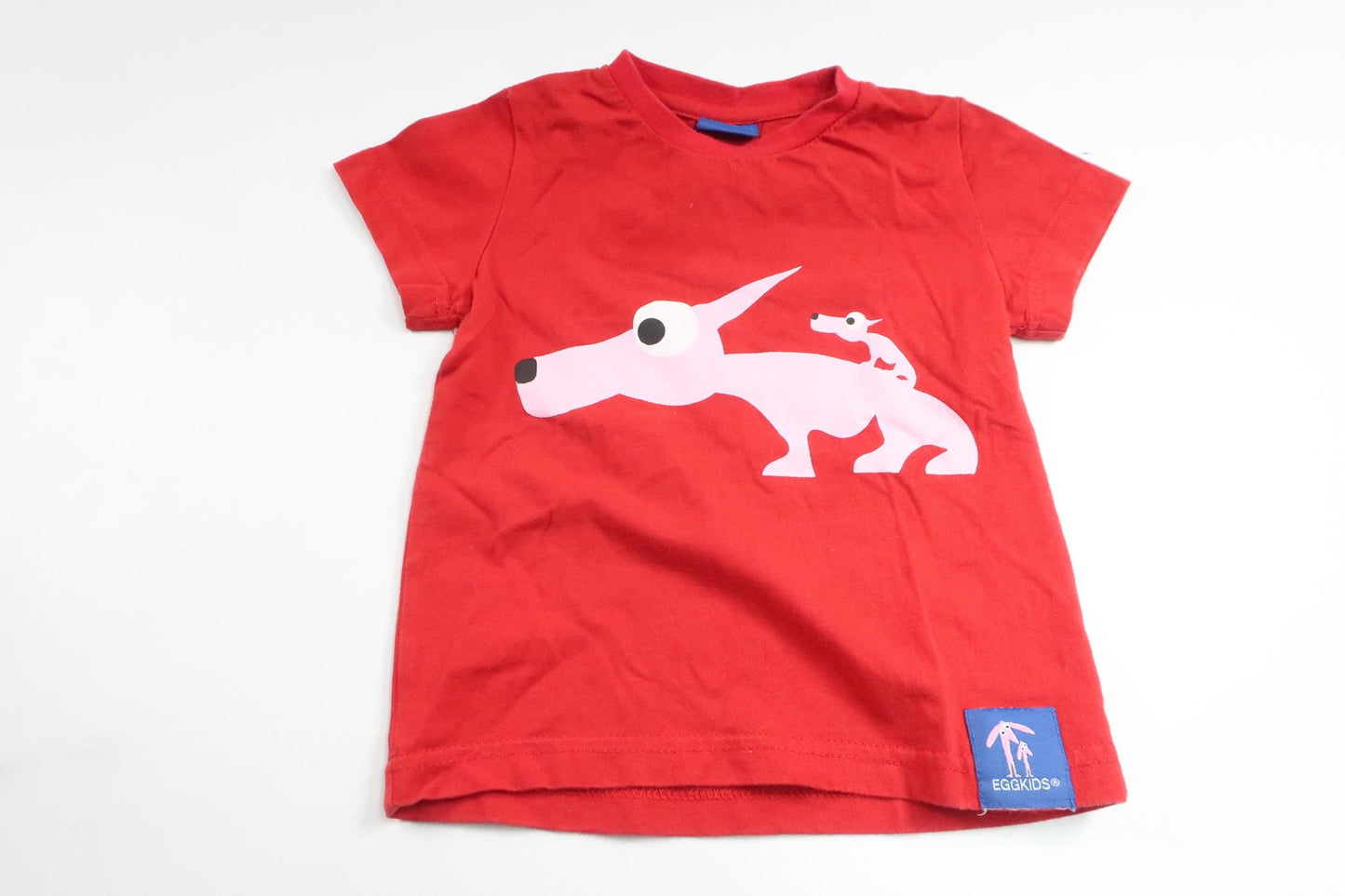T-shirt fra Eggkids - Størrelse 74/80 - Rød