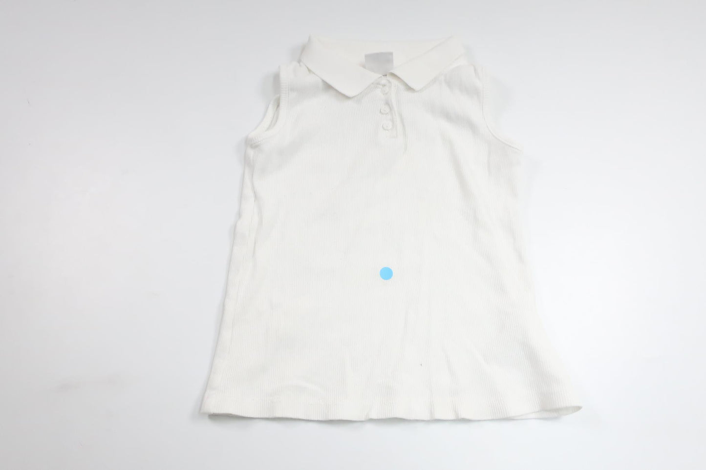 Ribbet tanktop fra Zara - Størrelse 98 - Hvid