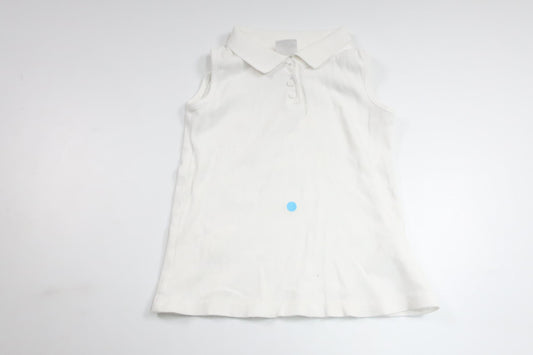 Ribbet tanktop fra Zara - Størrelse 98 - Hvid