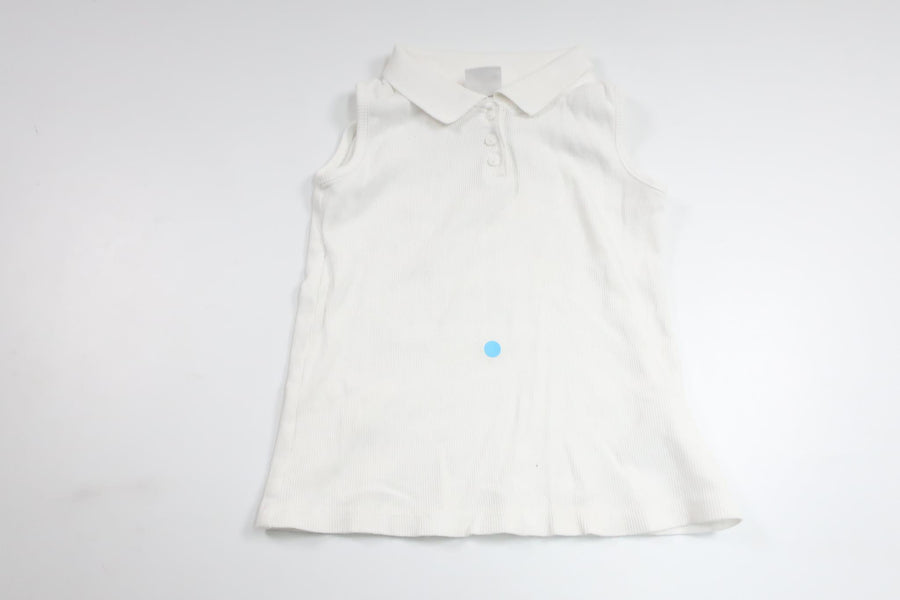 Ribbet tanktop fra Zara - Størrelse 98 - Hvid