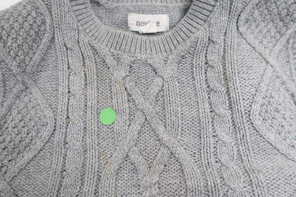 Strikket vest fra Newbie - Størrelse 86/92 - Grå