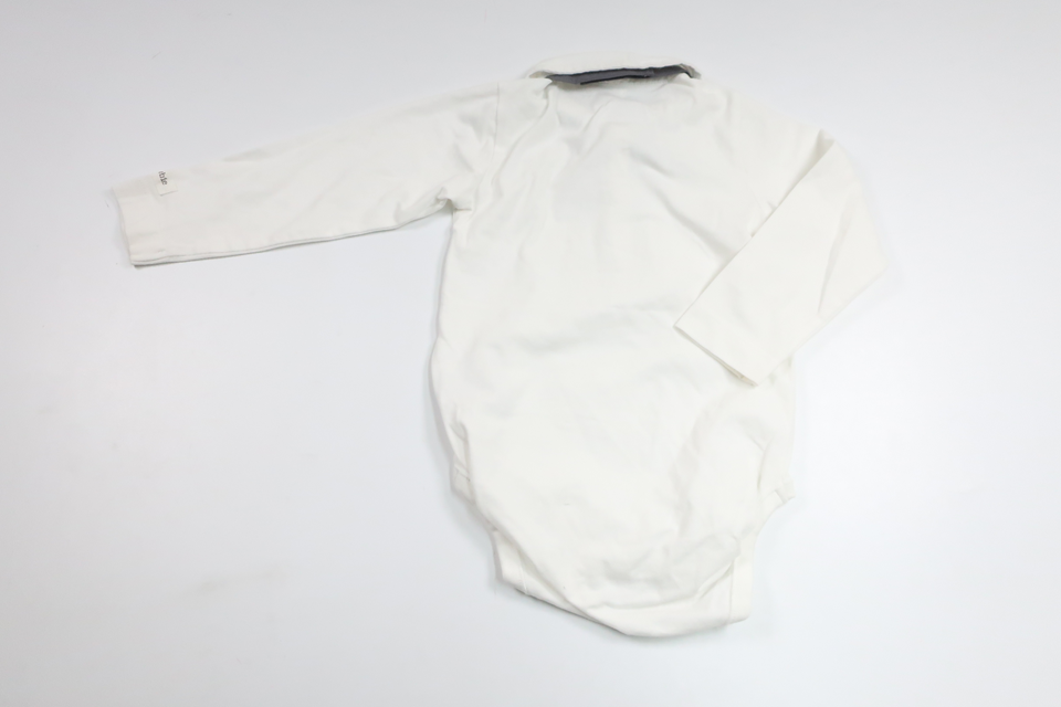 Finbody med butterfly fra Newbie - Størrelse 86 - Off-white