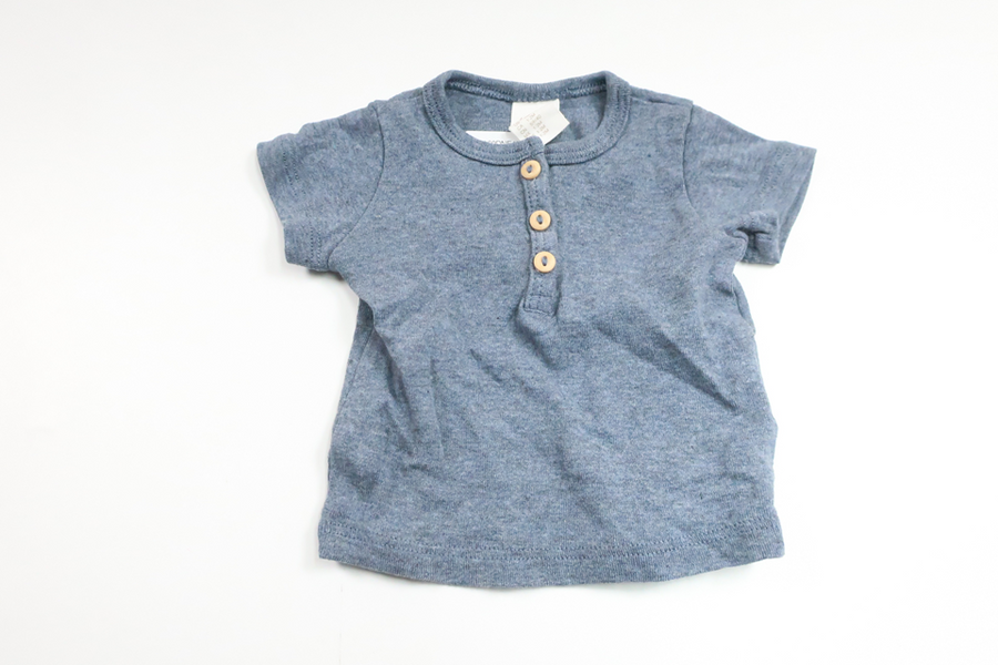 T-shirt fra H&M - Størrelse 56 - Blå