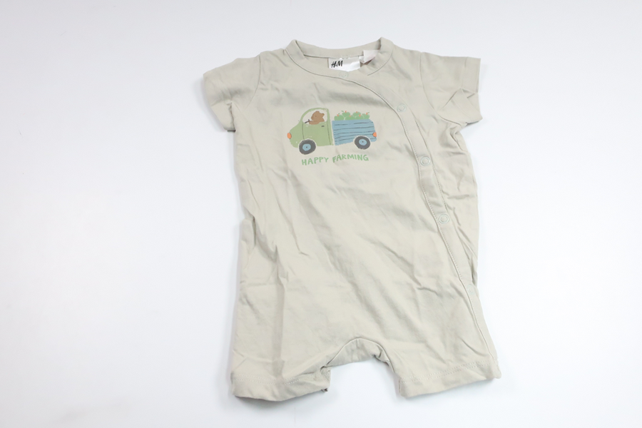 Pyjamas fra H&M - Størrelse 56 - Grøn