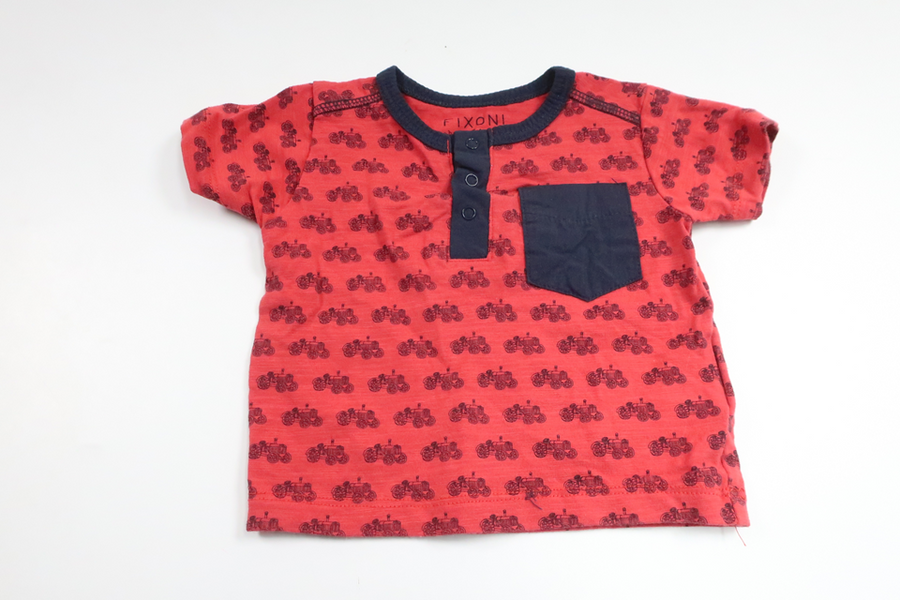 T-shirt fra Fixoni - Størrelse 56 - Rød