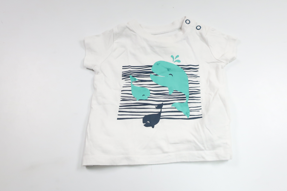 T-shirt fra Lupilu - Størrelse 62/68 - Hvid