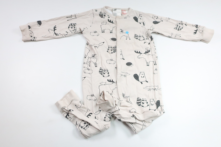 Pyjamas fra H&M - Størrelse 92 - Off-white