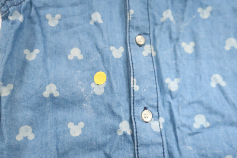Skjorte med Mickey Mouse fra Disney - Størrelse 92 - Denim