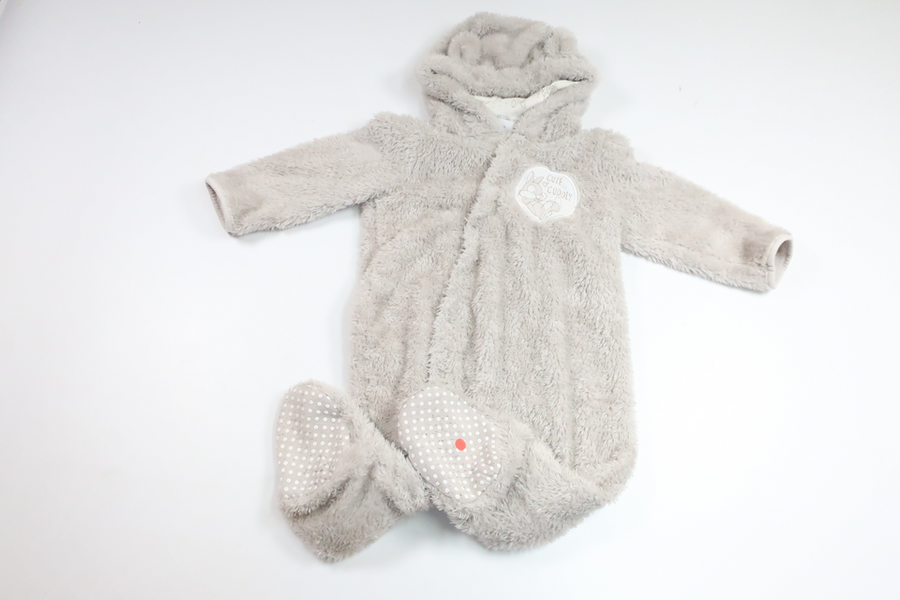 Fleeceoveralls - Stampe fra Disney - Størrelse 86 - Grå