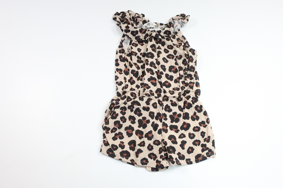 Leopardprintet jumpsuit fra H&M - Størrelse 104 - Brun