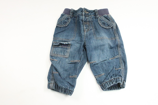 Forede bukser fra Baby Team - Størrelse 68 - Denim