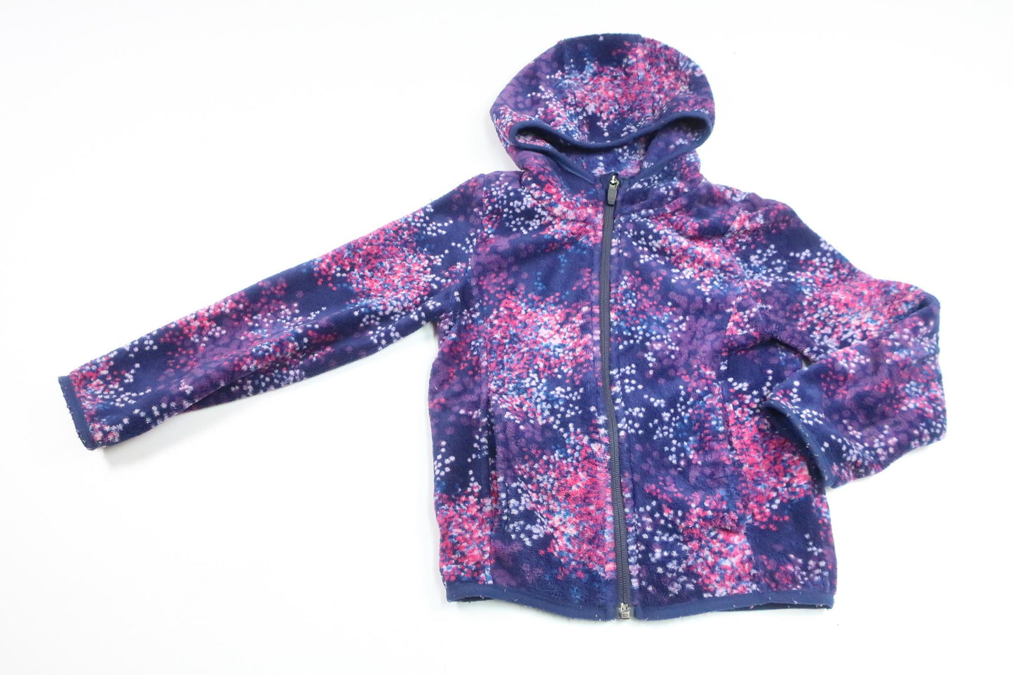 Fleecejakke med hætte fra Lupilu - Størrelse 110/116 - Lilla