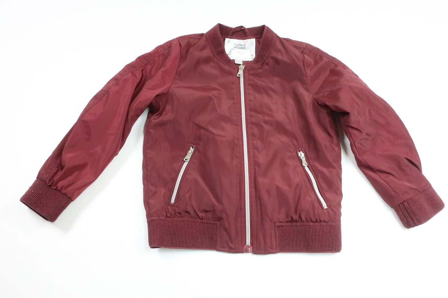 Bomberjakke fra My Wear Young - Størrelse 110/116 - Bordeauxrød