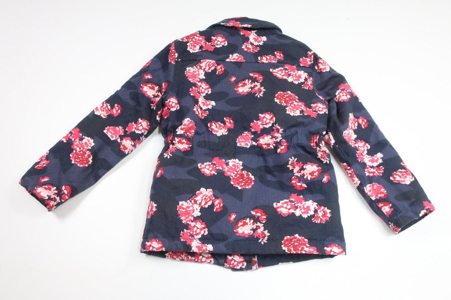 Blomsterjakke fra Lupilu - Størrelse 116 - Marineblå