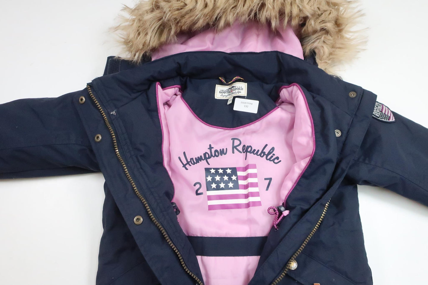Vinterjakke fra Hampton Republic - Størrelse 110 - Marineblå